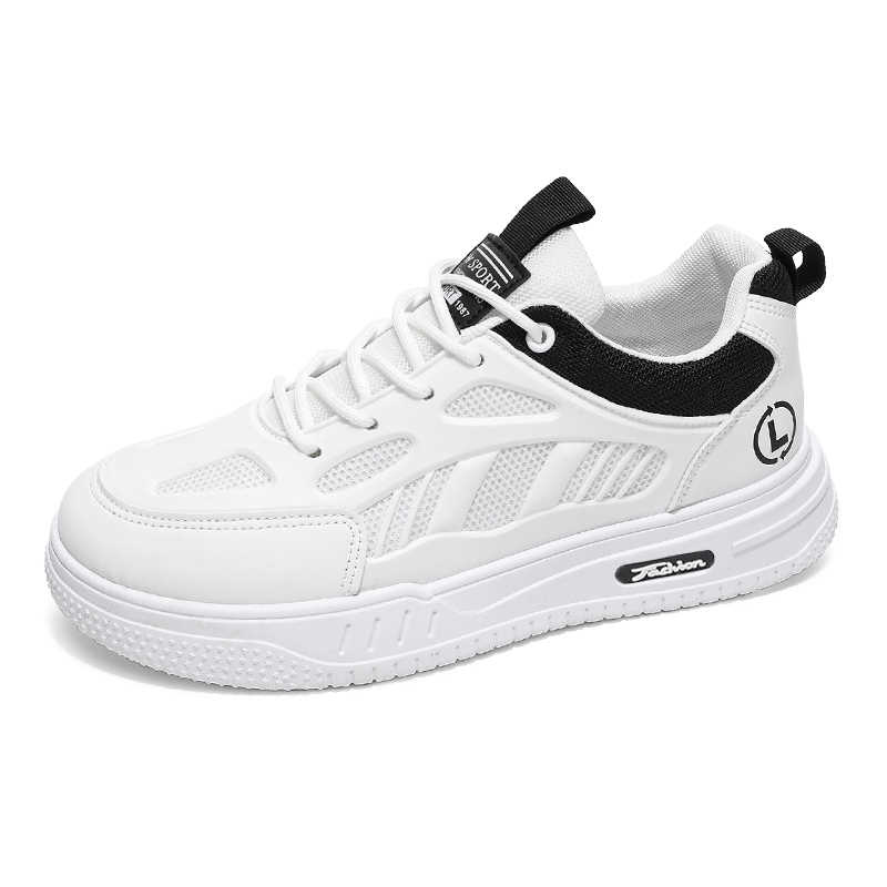 40 Hight Top Men's Breathable Sneakers Vulcanize Couple Beige Sports Shoes Joggings Overseas Daily Top Comfort Top Luxury