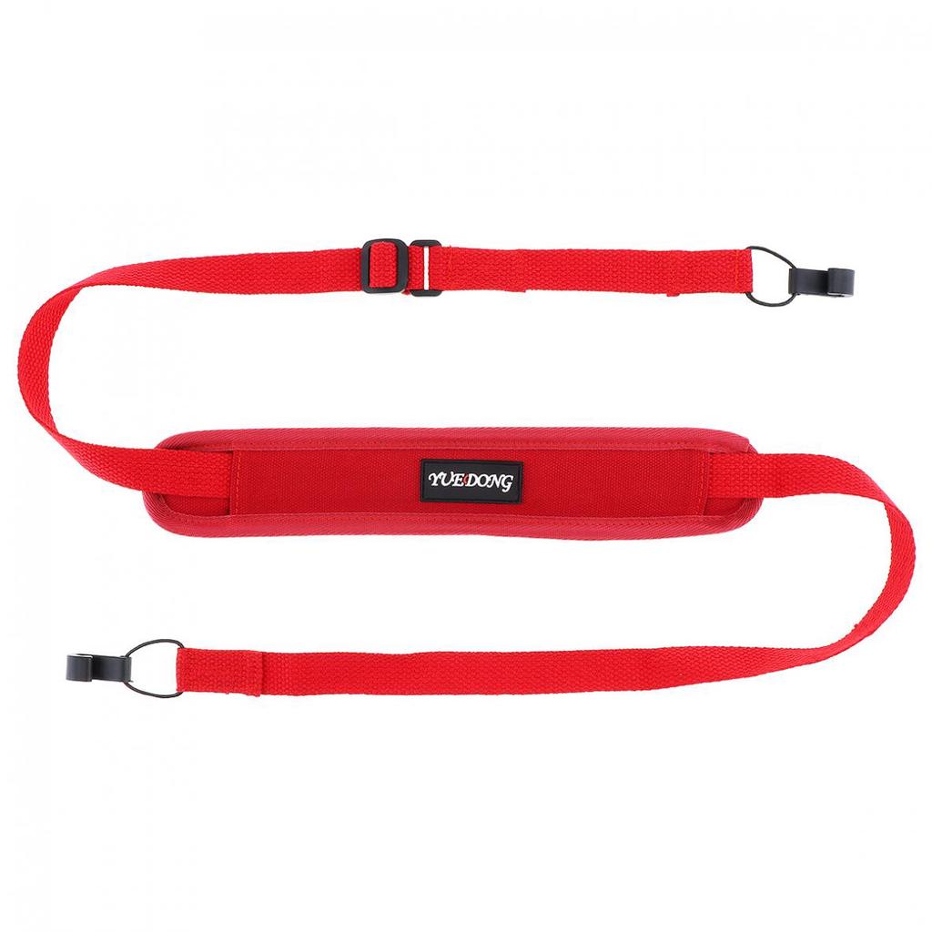 Регулируемый цветной ремешок для гавайской гитары Дышащий хлопковый ремешок с двойным крючком без перфорации