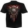 Spiral Direct Unisex Adult Cry Of The Wolf Back Print T-Shirt