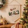 Santa Claus Christmas Embroidery Kit Handmade Xmas Embroidery Craft Set Cross Stitch Set  Home