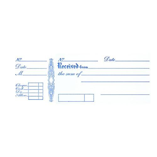 Silvine Cheque Book Style 40 Sheets Receipt Book