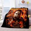 Halloween Horror Movie Poster Blanket Perfect All Seasons Soft Comfortable Sofa Office Nap Travel Festive Gift