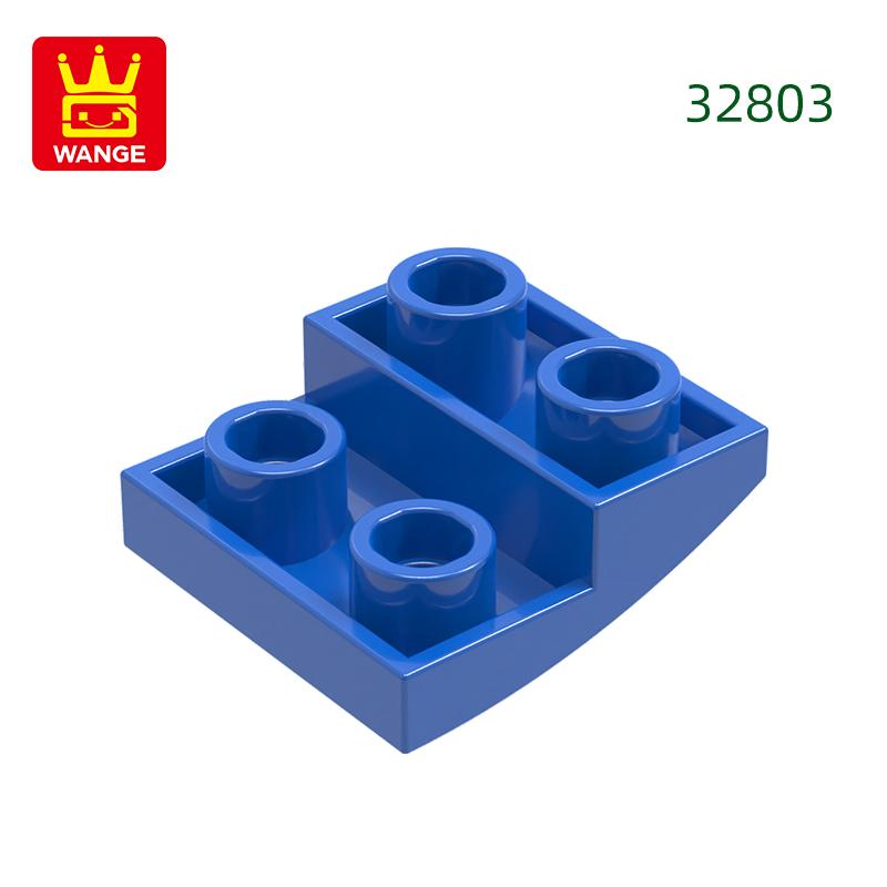 Нетоксичный 150 шт./лот 32803 Наклонный изогнутый 2x2x2/3 Строительный блок Moc Цветные аксессуары Совместимы с Brick DIY Детская игрушка