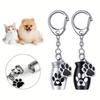 Hanging Pet Urns Keychain Aluminum Zinc Zinc Alloy Pet Urn Pendant Cat Dog Ashes Pendant  Pet Hair