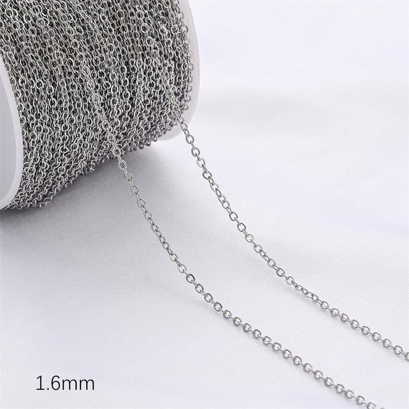 1 метр медной цепи хвост цепи для DIY ожерелья браслета серег ювелирных изделий ремесленных аксессуаров