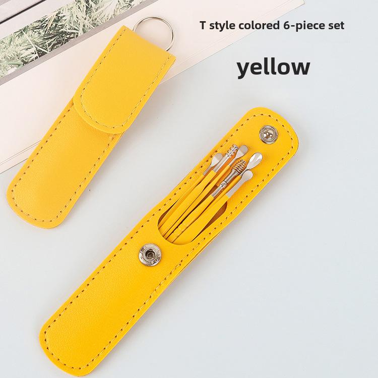 «Набор из 6 спиральных инструментов для чистки ушей для взрослых — портативный набор для чистки ушей»