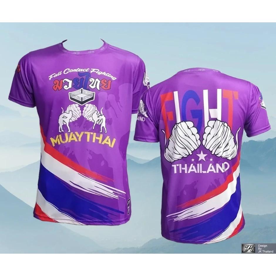 Muay Thai T-Shirt Kick Boxing 3D Print UV Protect Vintage Training Quick Dry Men Women Unisex Short Sleeve Round Neck MMA Mix Martial Art