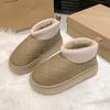 New Non-slip Winter Women's Ankle Boots Outdoors 2024 Hot Sale Ladies Boots Warm Short Plush Outdoors Round Head Women Shoes