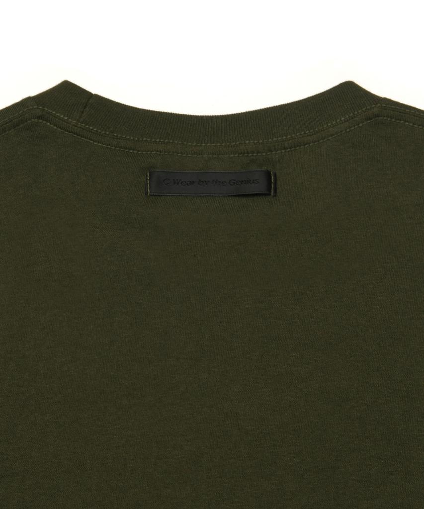 C WEAR BY THE GENIUS Мужская укороченная футболка Хаки