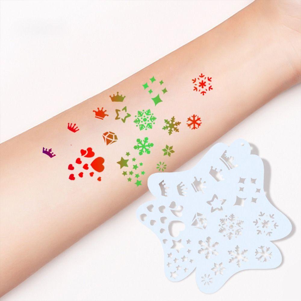 Hollowed DIY Body Art Paint Stencils Copying Stencils Makeup Painting Template  Scrapbooking