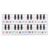 Наклейка на клавиши пианино Электронный орган Универсальная клавиатура Прозрачная нотация Самоклеящаяся