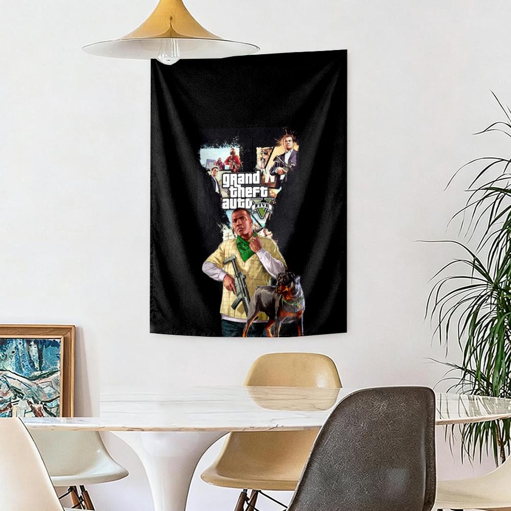 Gta Aesthetic Tapestry Rustic Farmhouse Perfect For Bedroom Balcony Dorm Wall Yearround Gallery Wall Gift For Friends Family