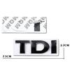 BRP1 For VOLKSWAGEN VW GTI 1Pcs 3D Metal Sticker TDI Logos Badge Car Body Trunk Decal For VW Polo T5 Golf Passat GTD GTI CC Magotan A oq2