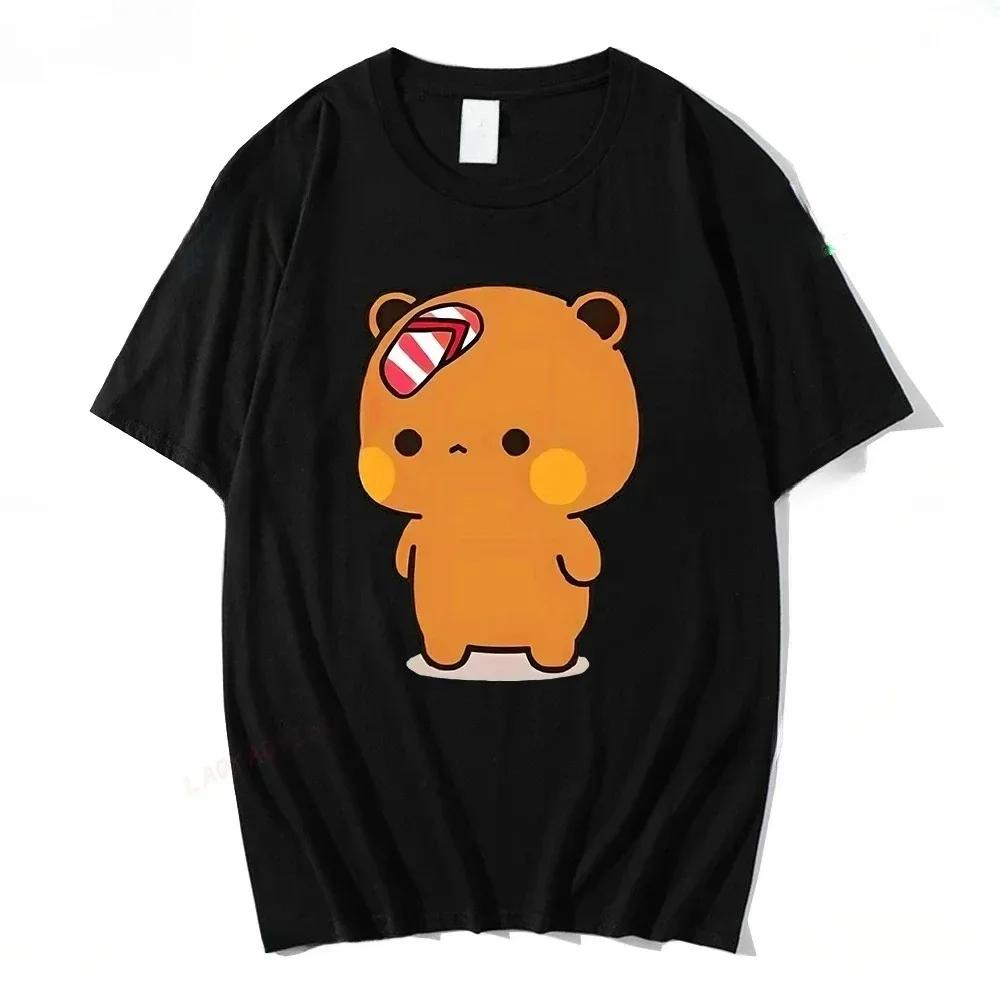 Couple Bubu Short Sleeve T Shirt Women Summer Casual Loose Cute Funny Round Neck Tshirt Pure Cotton T Shirt Unisex