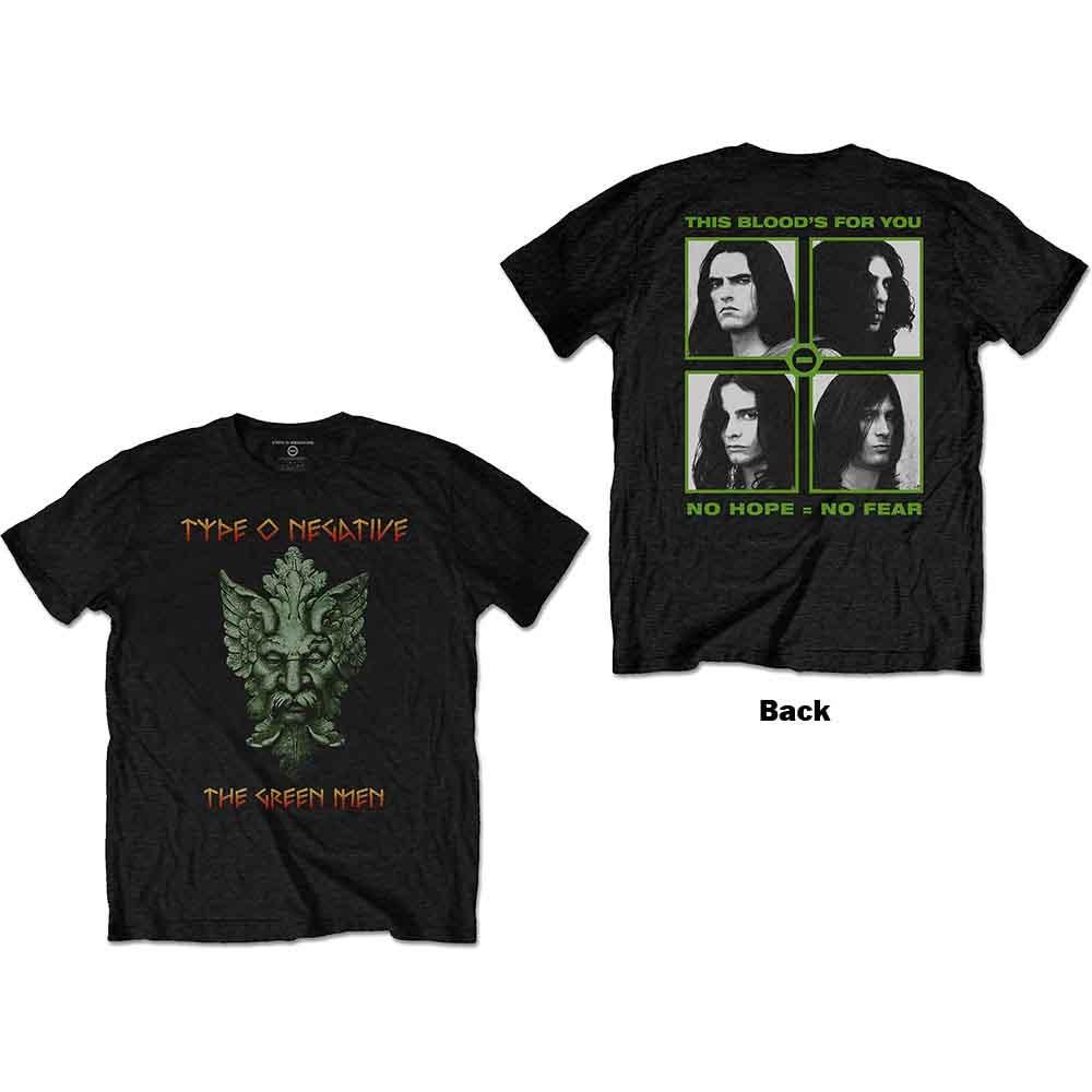Type O Negative Green Man Official Tee T-Shirt Mens Unisex