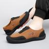 Men's Handmade Casual Leather Shoes Outdoor Loafers Slip On Driving Shoes Moccasins