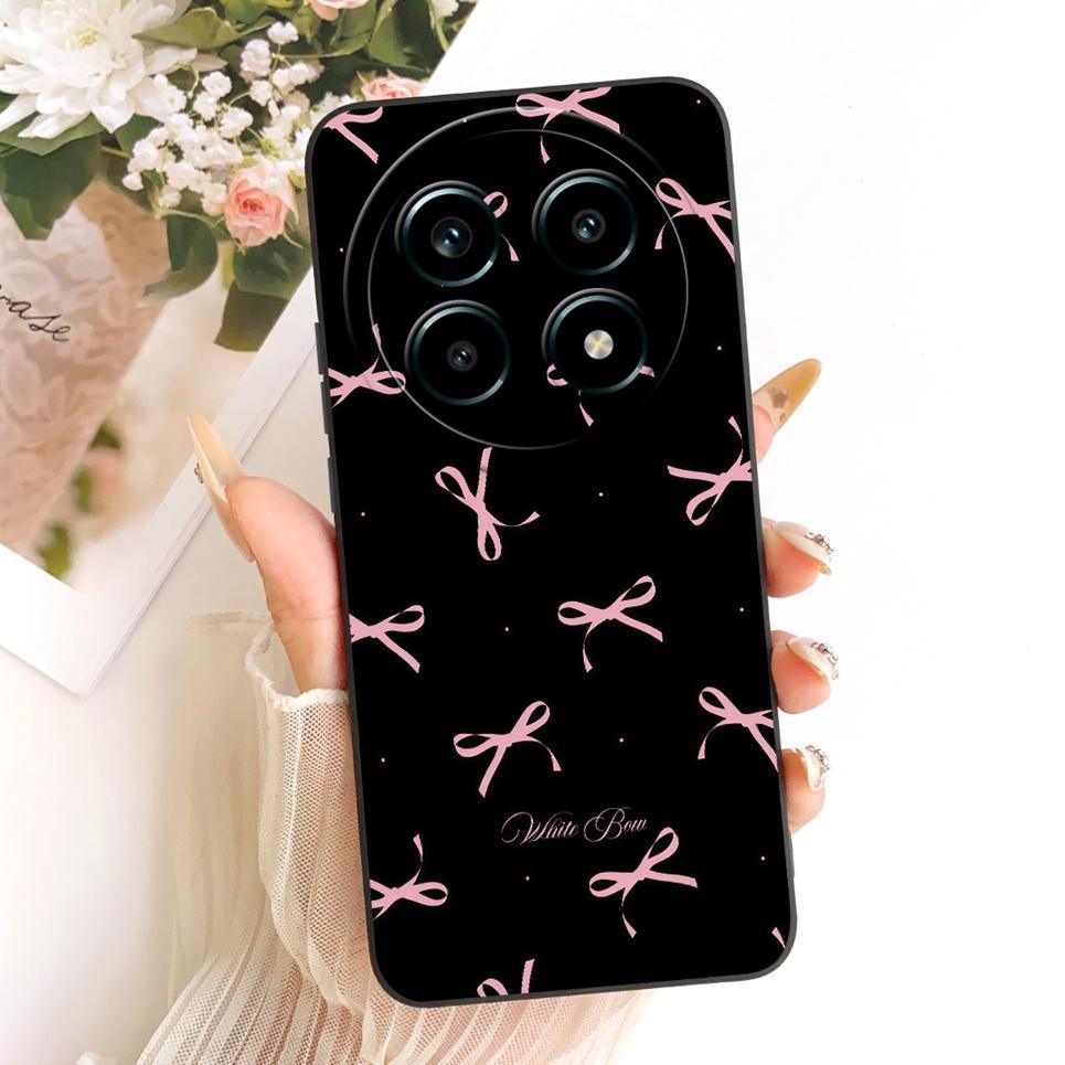 Daisy Bow Pattern Butterfly Flower Cherry Back Cover For Realme 13 Pro Pro+  Phone Case Soft Silicone Casing On Realme P1 Speed