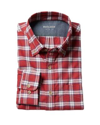 Рубашка в клетку Doclasse Dressnel Маленький красный узор (54901)
