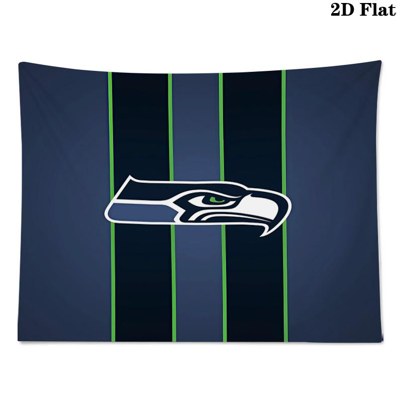 Seattle Seahawks Printed Tapestry – Wall Hanging for Bedrooms, Dorms, and Home Decor