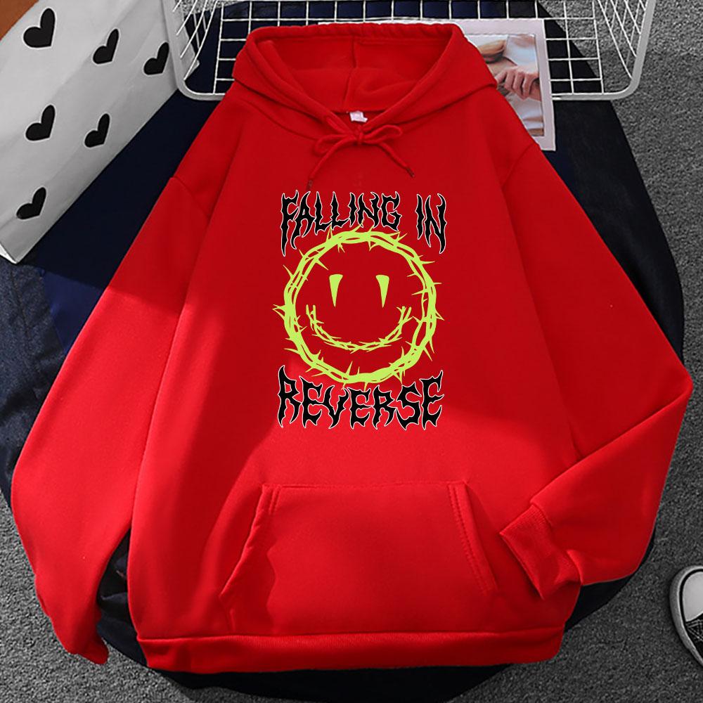 Falling in Reverse Популярные толстовки Monstour Унисекс Уличная одежда Тяжелый Металл Мода Толстовки Принтованная Одежда