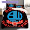 Bolton Wanderers F.C Bedding Quilt Set Quilt Cover Pillowcase Home Decoration Birthday Gift (1 * duvet cover + 2 * pillowcase, without core)