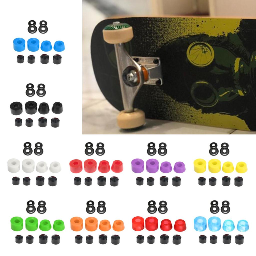 PU Комплект втулок для скейтборда Комплект деталей для двойного рокера Комплект втулок для подвески скейтборда