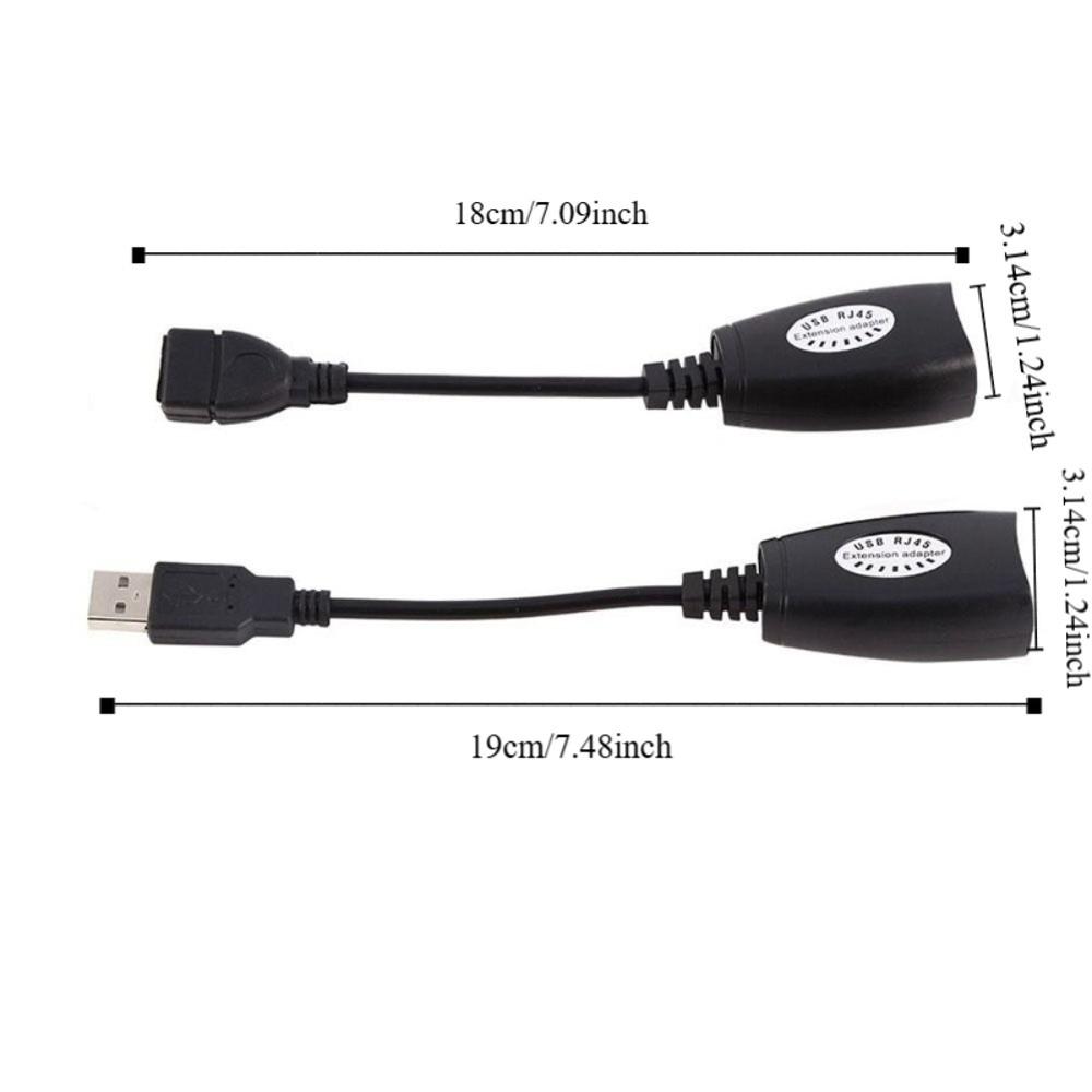 High Speed Ethernet Extension Extender USB 2.0 LAN Extension Adapter  Computers