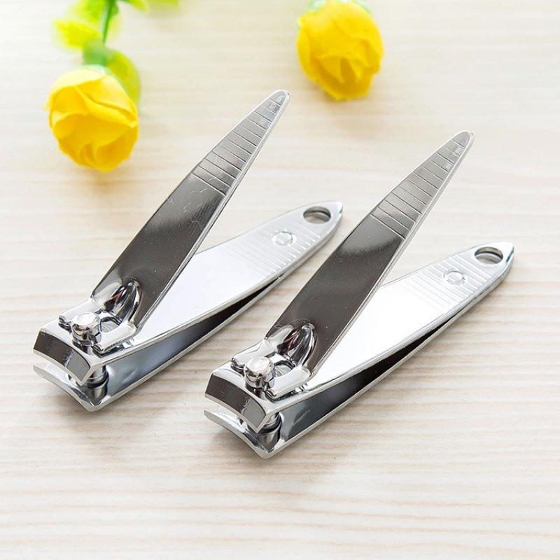 Прочный набор для маникюра из нержавеющей стали с плоским и angled edge кусачками для ногтей для мужчин