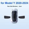 Sun Shade for Tesla Model Y Juniper 2025-2020 Car Windshield Sunshade Cover Front Side Window Privacy Blind Shading for Camping