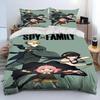 3D аниме SPY×FAMILY Anya комплект постельного белья, пододеяльник, одеяло, комплект постельного белья, наволочка, размер King Queen Twin для мальчиков и девочек взрослых