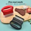 1 шт. выдвижная игла для мяса из нержавеющей стали, размягчитель для мяса, 48 лезвий, кухонный молоток для приготовления стейка, инструменты для взбивания мяса