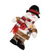 Sturdy Plastic Snowman Reindeer Ornament Portable Holiday Decoration Safe For Kids And Pet