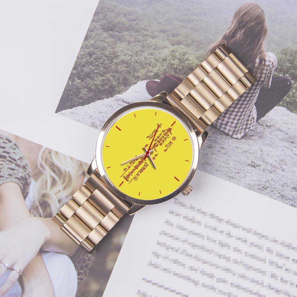 Talisman Fashion Quartz Wristwatches Gift Clock Wristwatch Men Original Bring Good Luck Gifts for Men Watch