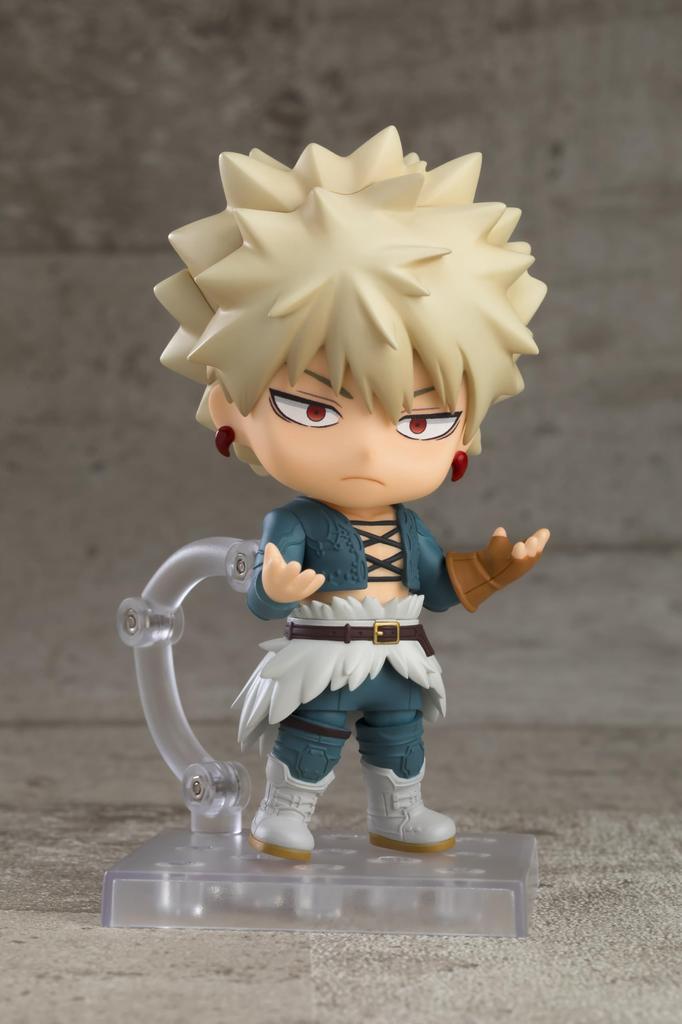 Моя геройская академия Нендороид Кацуки Бакуго Десять великолепных костюмов, версия. приблизительно. 100 мм пластиковая окрашенная подвижная фигурка