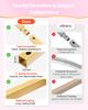 VEVOR Arch Backdrop Stand, 2 x 2 m, Stable Structure, Easy Assembly, Square Gold Metal Arch Backdrop Stand for Wedding, Birthday Party, Graduation