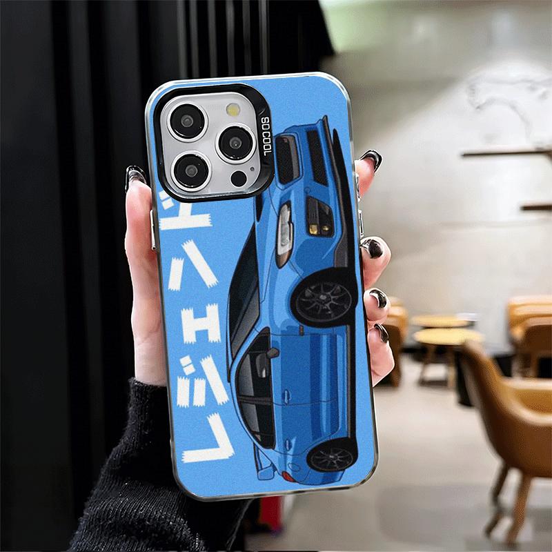Мягкий чехол для телефона JDM Tokyo Drift Sports Car для iPhone 15 16 17 Pro Max 17Air 16E 14 Plus 13 12 Mini Ударопрочный чехол Задняя крышка