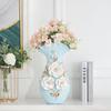 European Home Decor Ceramics Vase Flower Arrangement Crafts Bedroom Living Room Decoration Vase Wine Cabinet Porch Decoration