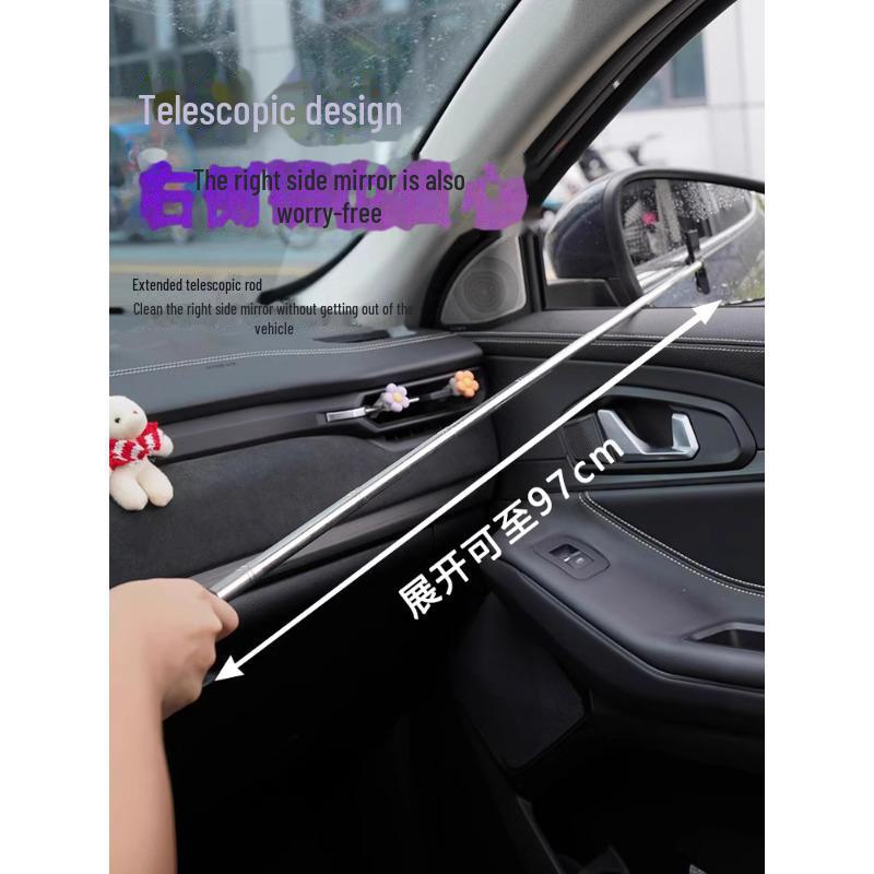 Выдвижной стеклоочиститель заднего вида и щетка для очистки от дождя