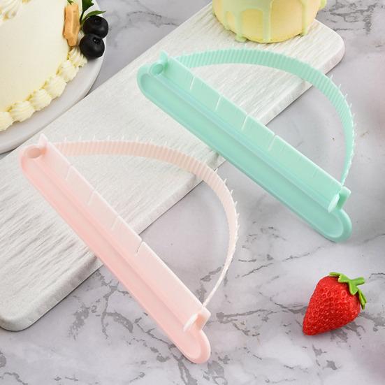 Yousheng Fondant Cake Arc Ruler Регулируемая направляющая дуги Прецизионный инструмент для выпечки Декоративная дуга Разделитель Маркировка Инструменты для украшения тортов из сахарной пасты и жевательной резинки