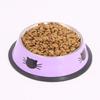 Thick Non-slip Cat Dog Food Bowl Foods Utensils Single Stainless Steel Pet Bowls For Cats And Puppies Cat Accessories