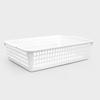 Living Mesh Basket No.3 White (25.4 * 33.6 * 8.4 Cm)