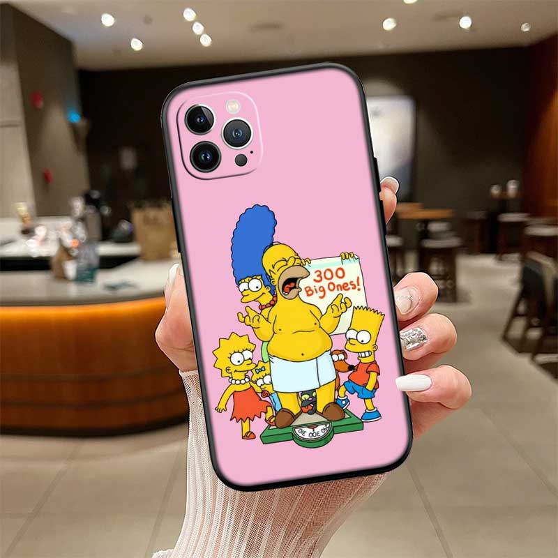 UP45 S-Simpsons New High-End Shell Phone Case for iPhone SE X XS XR 16E 17 11 Pro Max 8 7 6 6s Plus Air