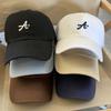 Повседневная Женская уличная хлопковая корейский стиль Кепка Snapback Шляпа Буква А Бейсболка Козырьки Кепка
