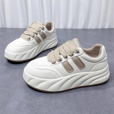 Кроссовки для улицы женские с толстой подошвой для ходьбы походные фитнес спортивная обувь модные кроссовки на платформе для бега дышащие