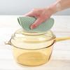 Pearl Metal Silicone Pot Holder with Bottle Opener, Green, Natural Cook Pure, HC-133