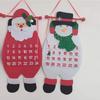Christmas Calendar Santa Claus Snowman Santa Claus Xmas Advent Timer Door Wall Window Christmas Decor Advent Calendars Decor