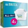 BRITA Cartridge - MAXTRA PRO Pure Performance All-In-1 - Pack of 4 - Up To 600L of Filtered Water
