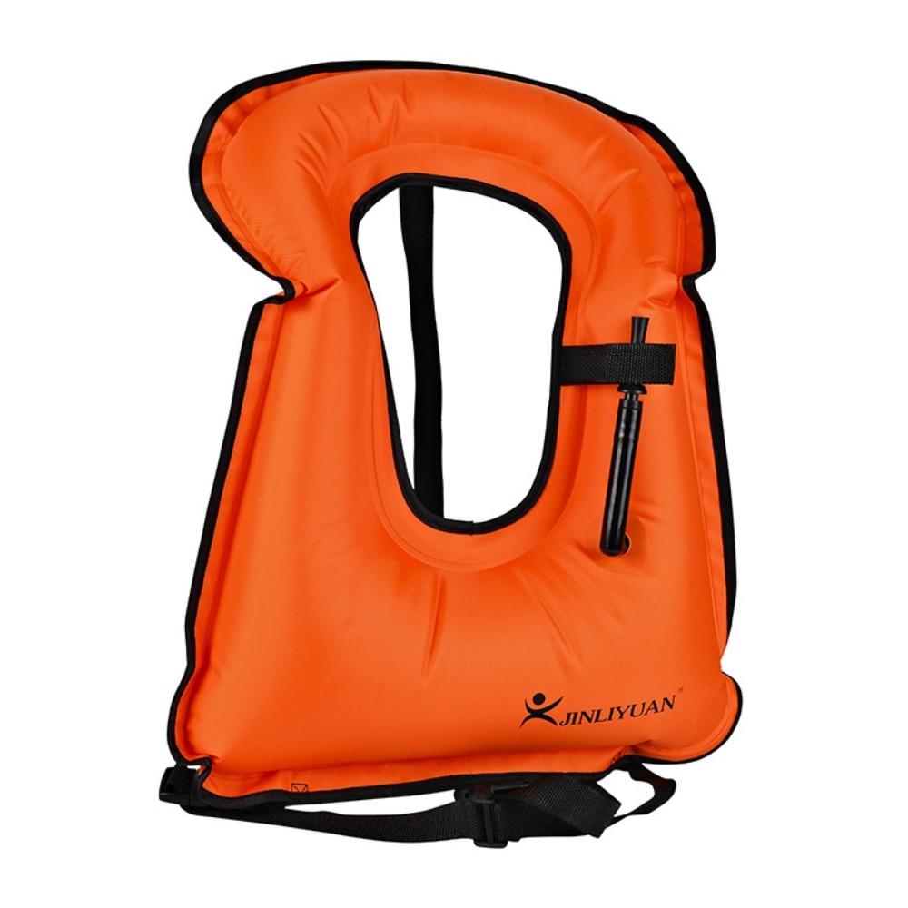 Inflatable Inflatable Swim Vest Diving Snorkeling Outdoor Safety Swimming Jackets Lightweight Adjustable Swim Life Saving Vest