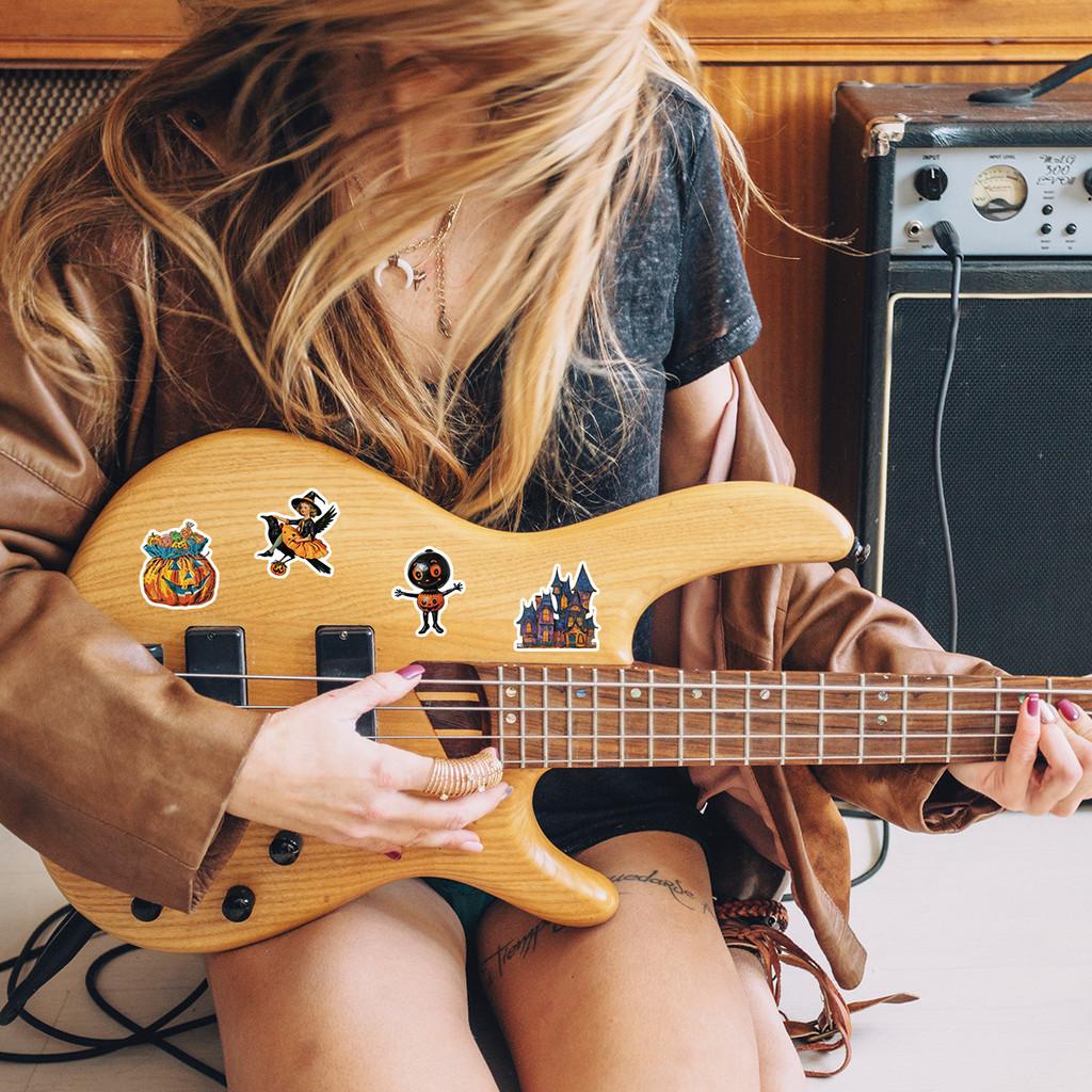 50PCS Nordic Style Halloween Graffiti Stickers - Waterproof Decor for Water Cup, Phone, Computer & Skateboard AnimeWorlds Store