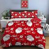 Christmas Print Bedding Set Duvet Cover 1 Duvet Cover 1/2 Pillowcases Adult and Kids Bedding Set Luxury Holiday Christmas Gifts